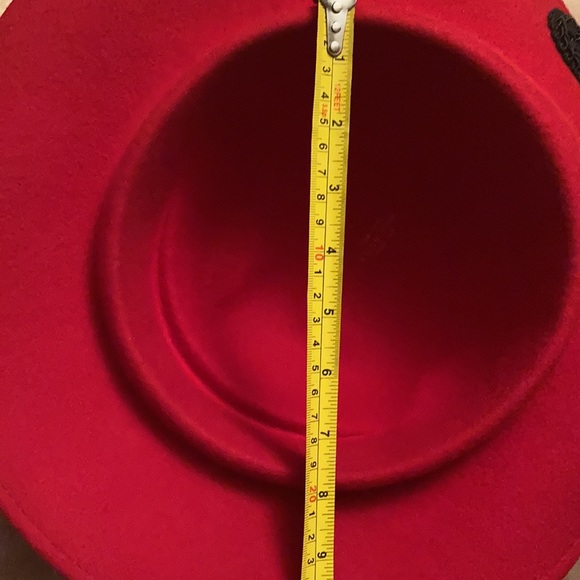 Vintage 100% Wool Red Hat - Picture 8 of 11